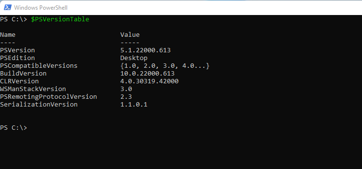 مبادىء أساسية في ال Powershell